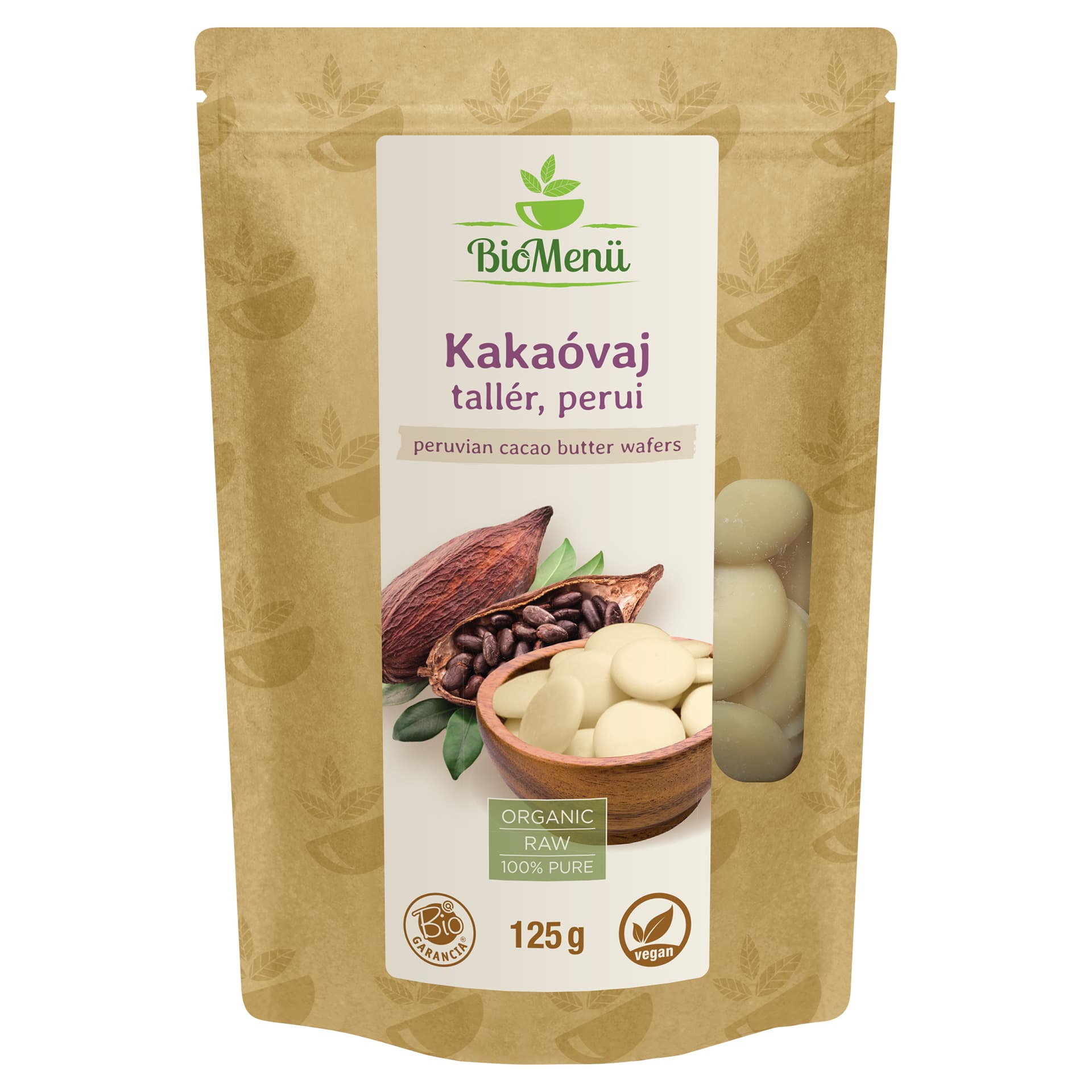BioMenü Bio Peruánske kakaové pelety 125 g
