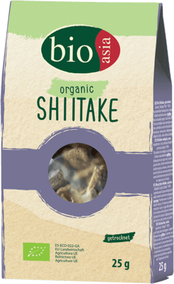 Bioasia bio sušené shiitake huby 25 g