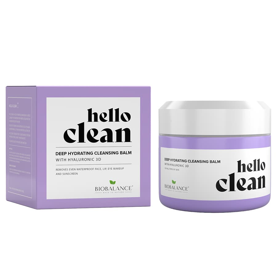 Biobalance Hello Clean hĺbkovo hydratačný odličovací balzam s kyselinou hyalurónovou 100 ml - 94003