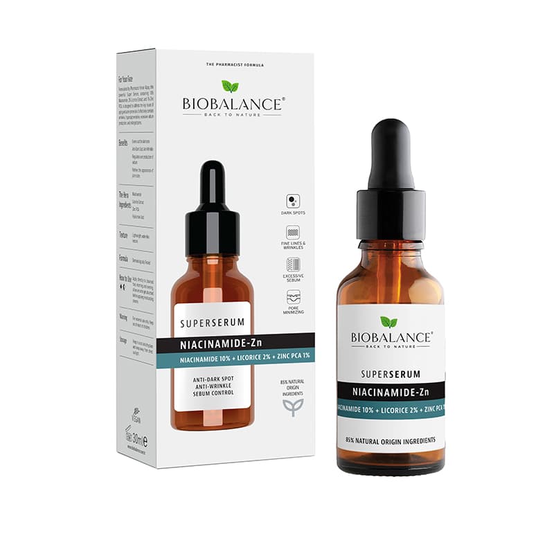 Biobalance niacínamid super sérum na tvár s výťažkom z sladkého drievka a zinkom PCA 30 ml