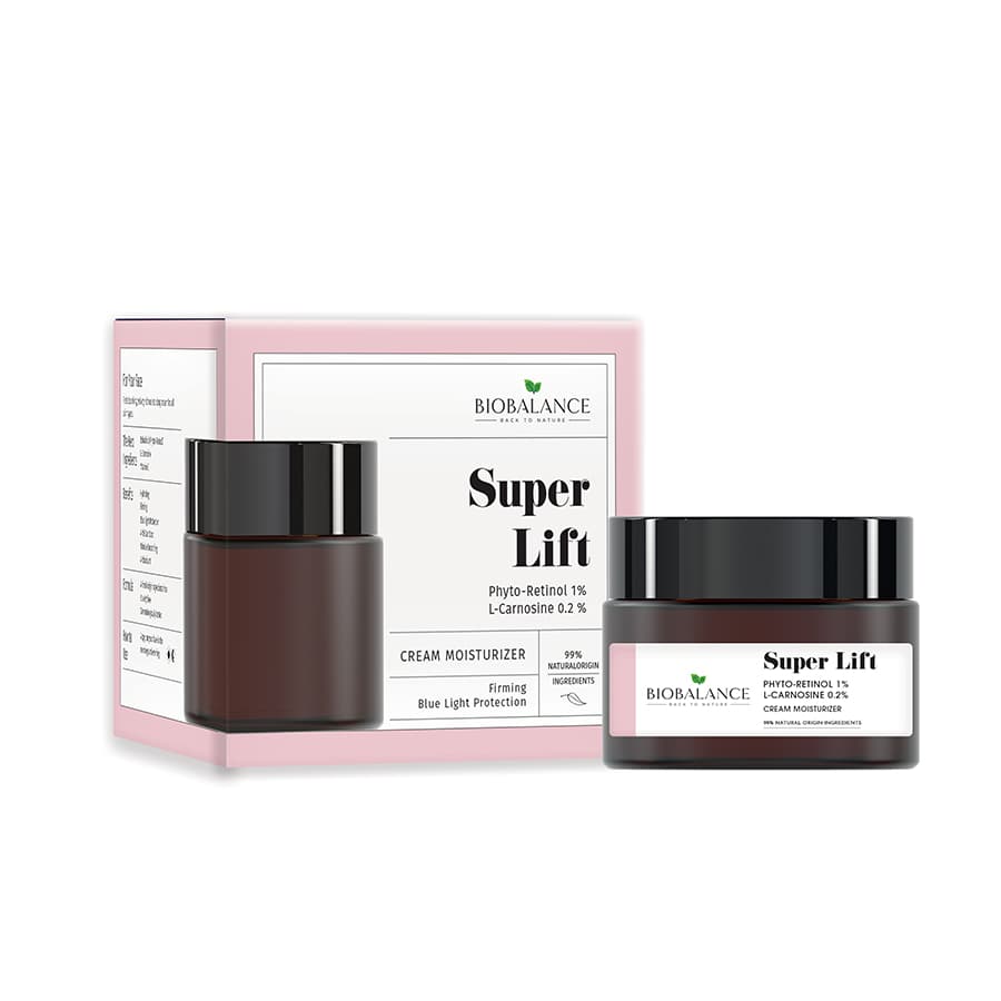 Biobalance Super Lift spevňujúci pleťový krém s fyto-retinolom a L-karnozínom 50 ml - 93997