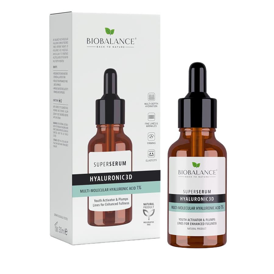 Biobalance: Hĺbkovo hydratačné sérum s 3D kyselinou hyalurónovou 30 ml - 93982