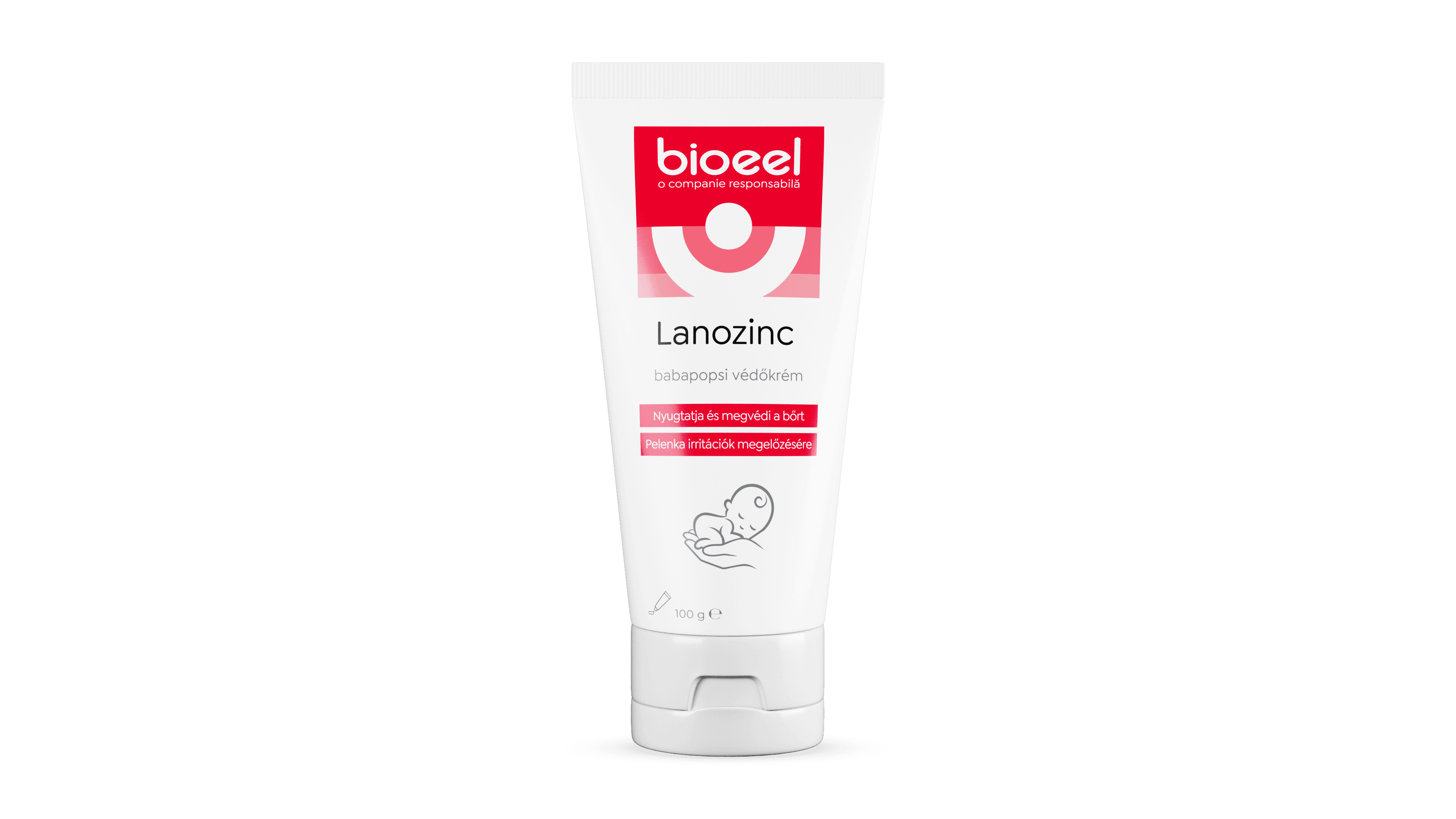 Bioeel lanozinc ochranný krém na zadoček pre deti 100 g
