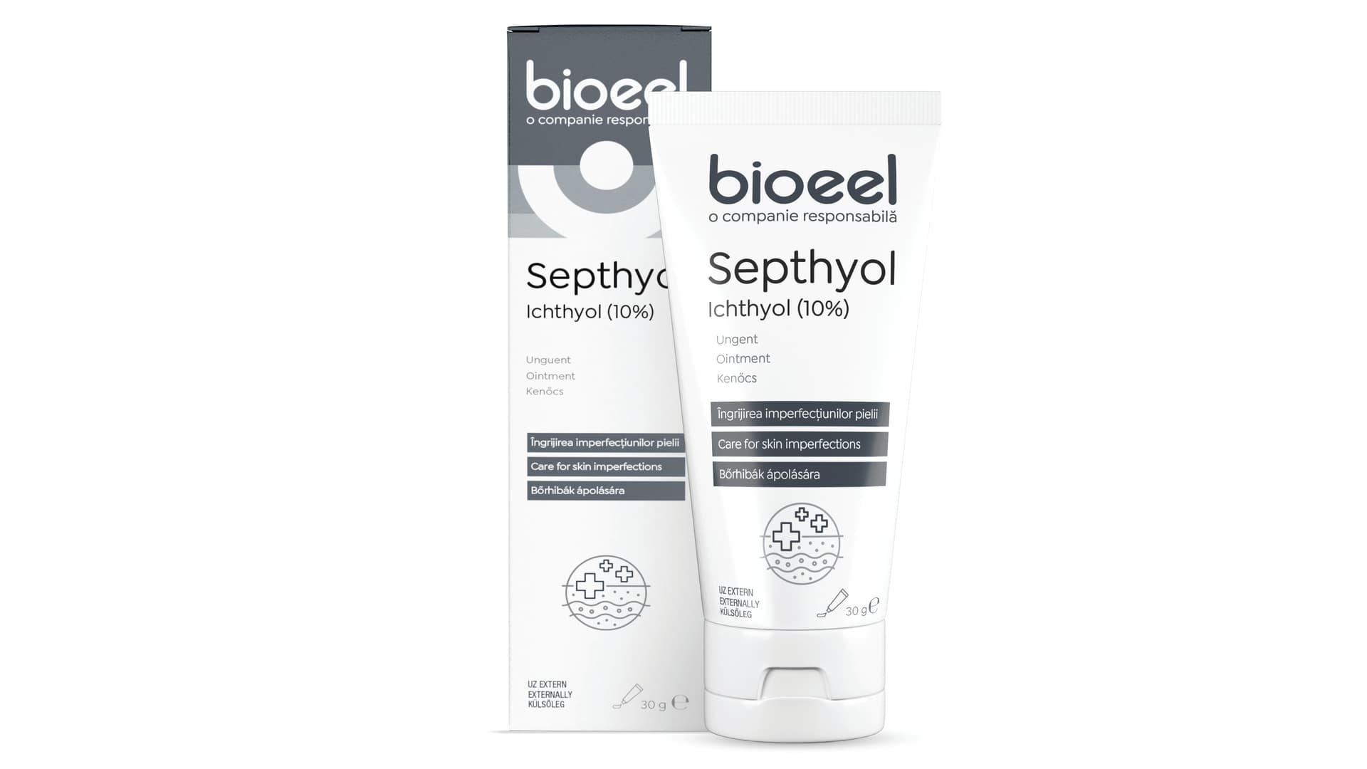 Bioeel Septhyol ichtyolová masť 10% 30 g - 95839