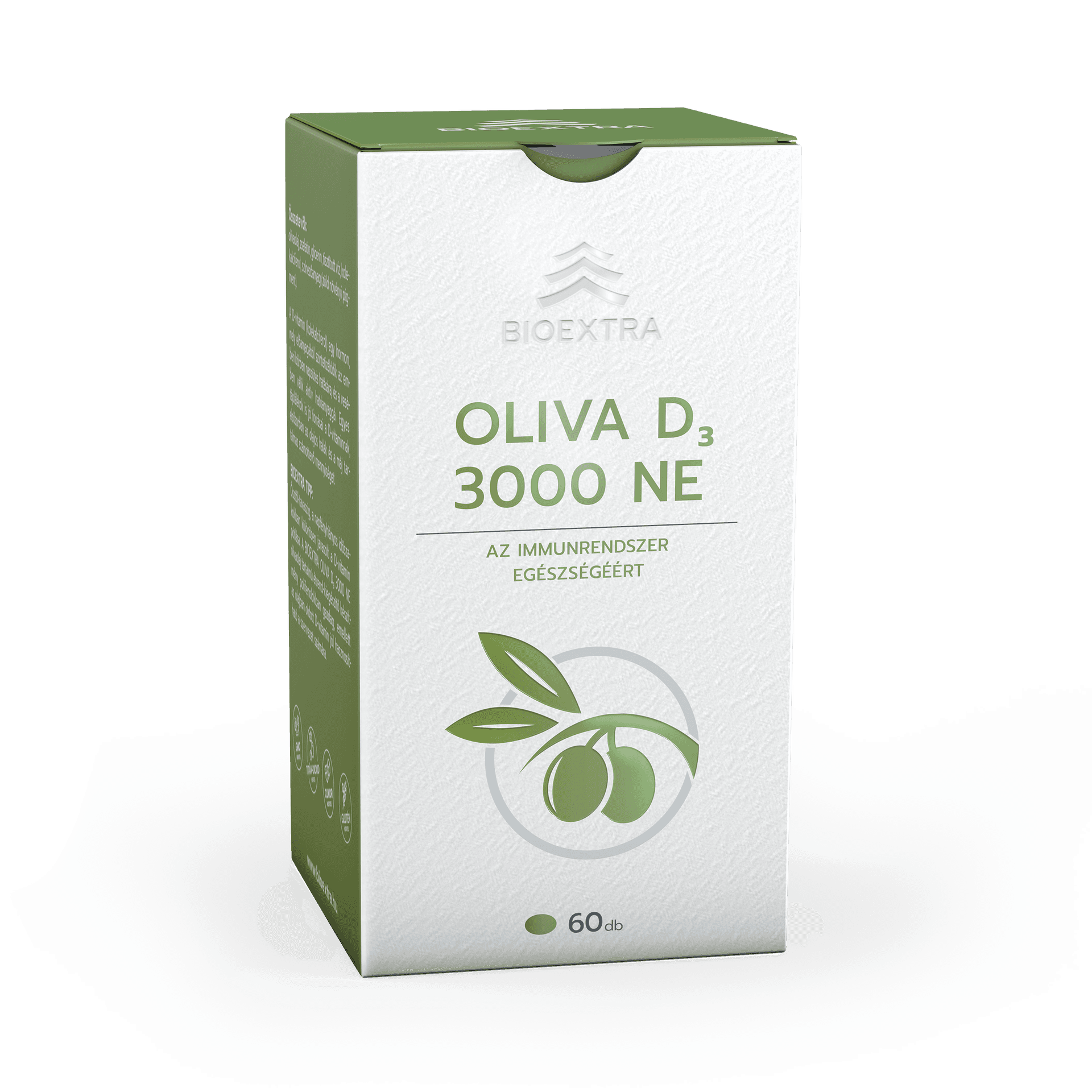 Bioextra oliva d3 3000ne doplnok stravy mäkké želatínové kapsuly 60 ks