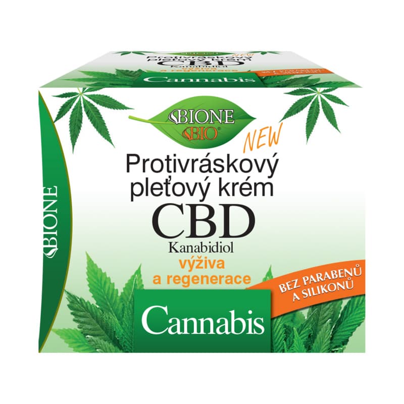 Bione CBD+konopný krém proti vráskam 51 ml - 90136