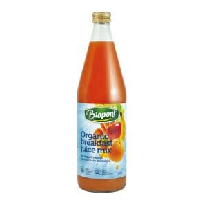 Biopont bio raňajkový miešaný džús z ovocia a zeleniny 750 ml