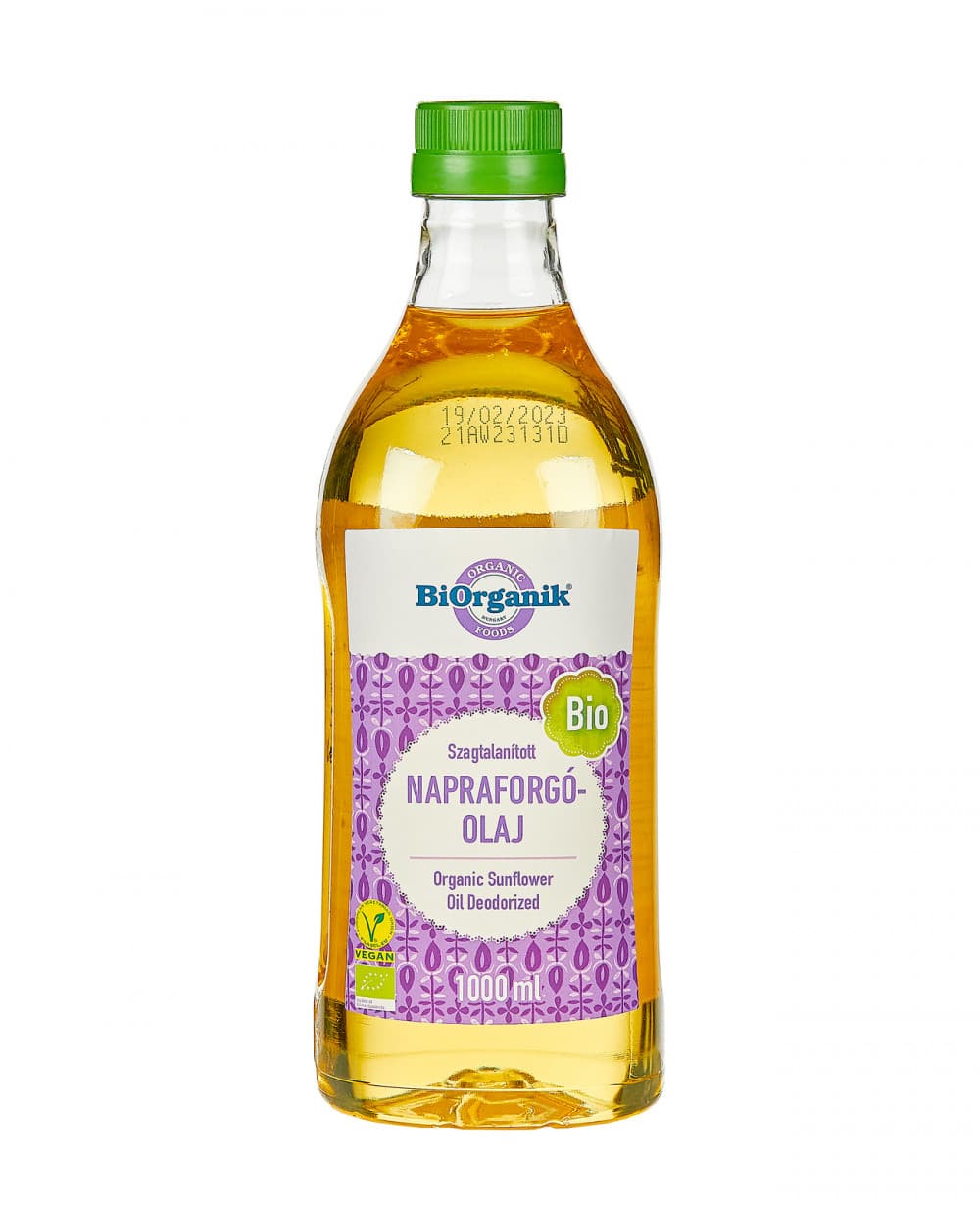 BiOrganik BIO slnečnicový olej dezodorizovaný 1000 ml