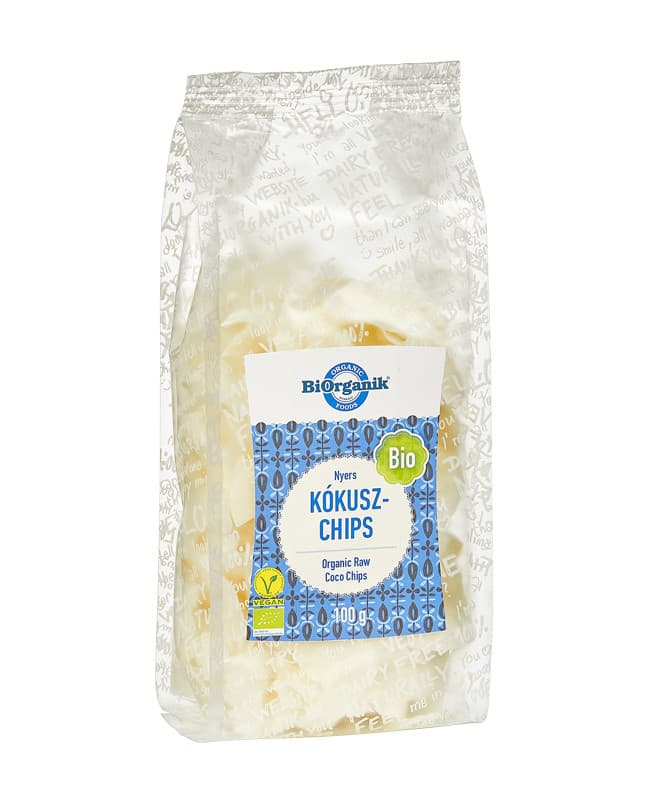 Biorganik Bio surové kokosové chipsy 100 g