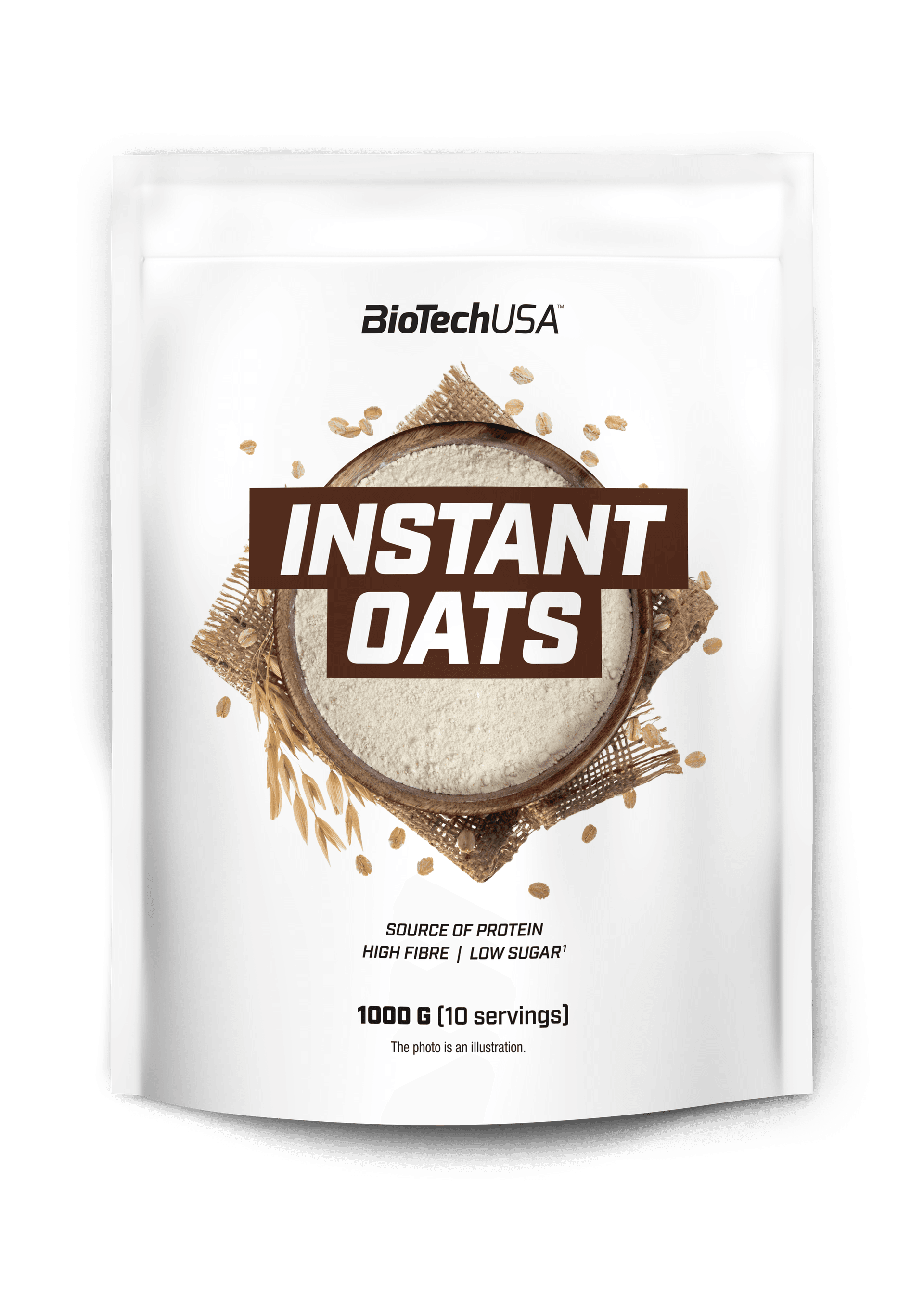 Biotech instant oats-ovsená kaša cookies & cream 1000 g