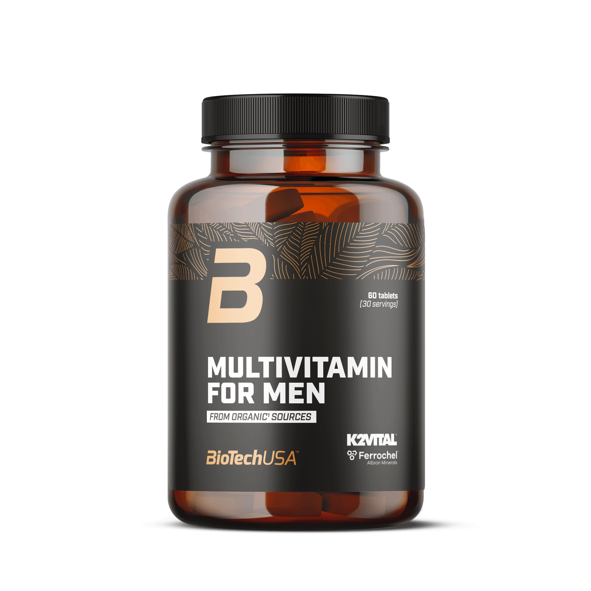 Biotech multivitamin pre mužov z organických zdrojov tablety 60 ks