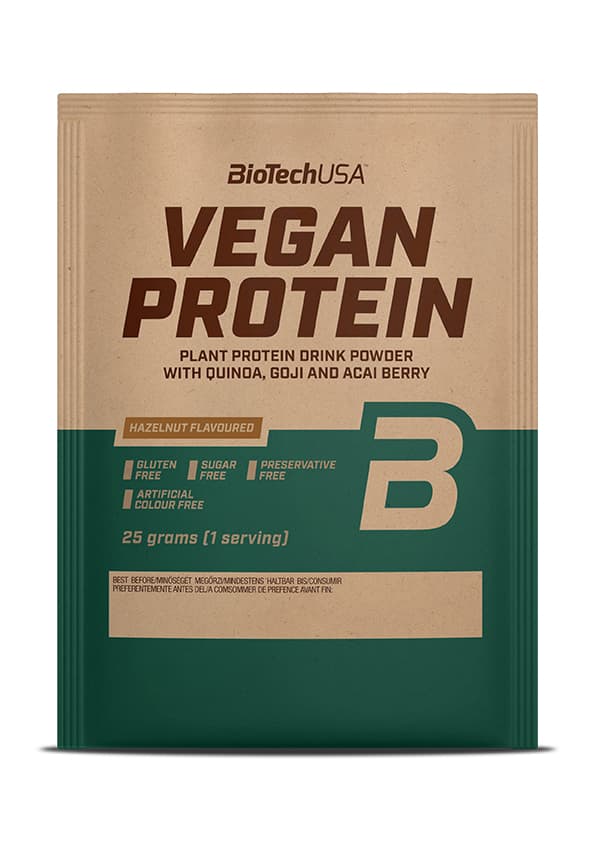BioTechUSA Vegánsky proteín s príchuťou lieskových orieškov 25 g