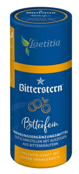 Bitterstern bitterfein doplnok stravy pastilky s extraktmi aromatických horkých bylín 90 ks
