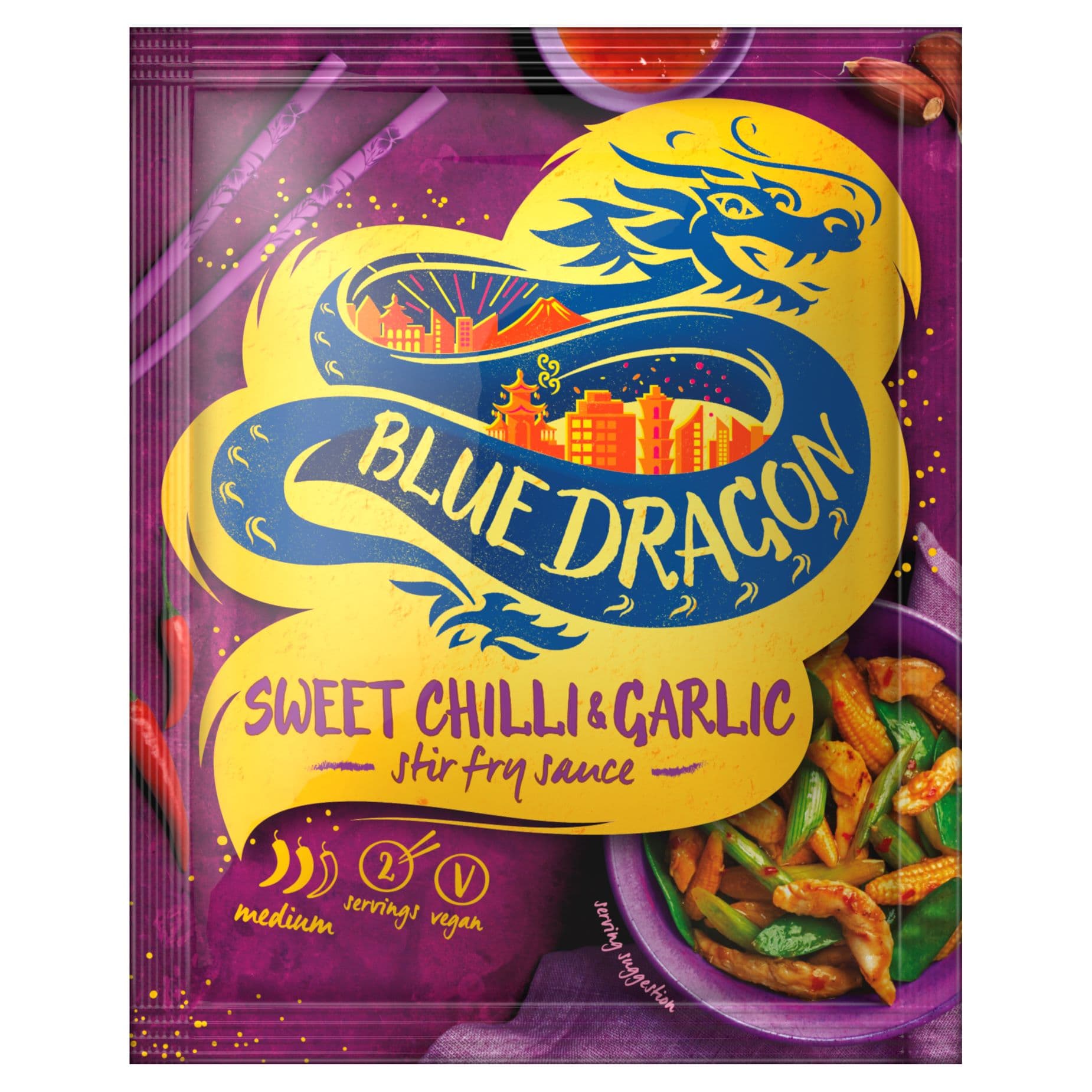 Blue Dragon sladká chilli wok omáčka 120 g