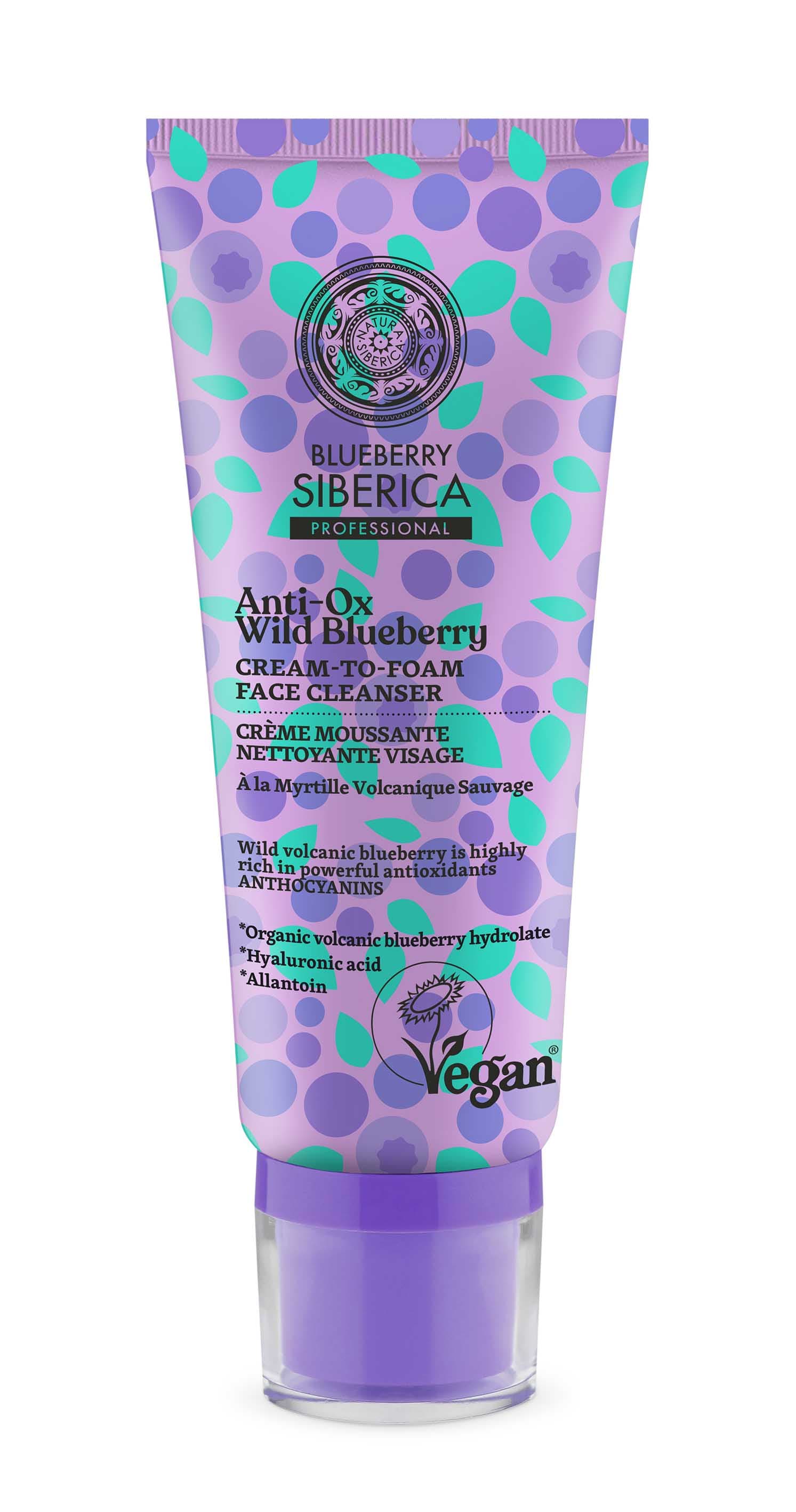Natura Siberica Wild Blueberry Čistiaca pena na tvár 100 ml - 86530