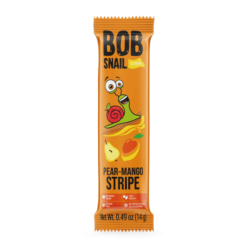 Bob Snail ovocný roláda hruška-mangó 14 g