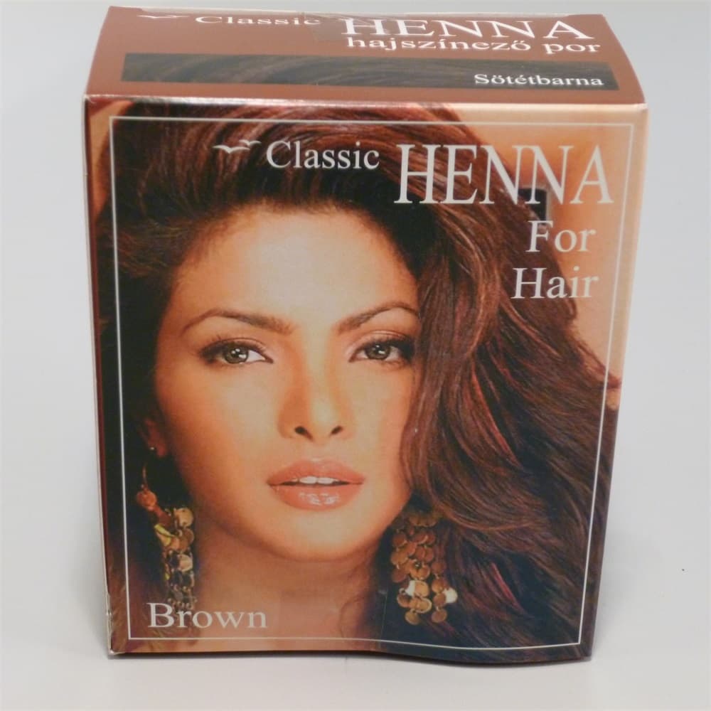 Classic Henna farbivo na vlasy tmavohnedé 100 g