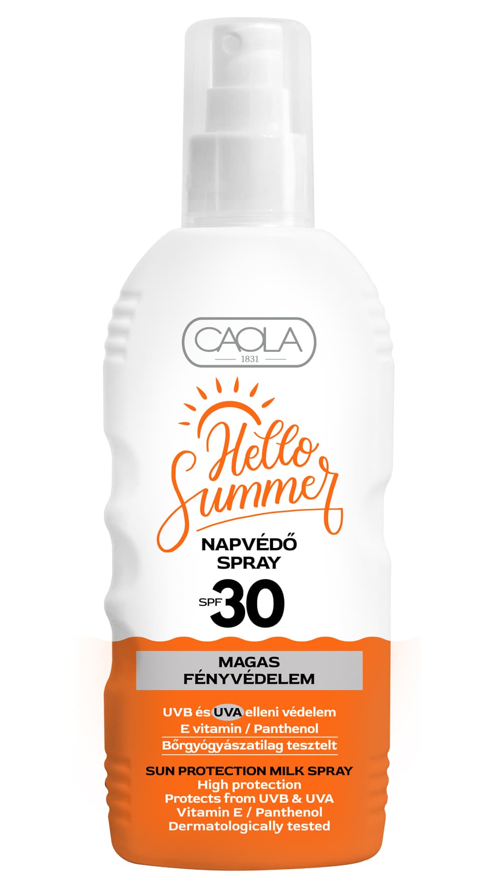 Caola hello summer opaľovací sprej spf30 200 ml