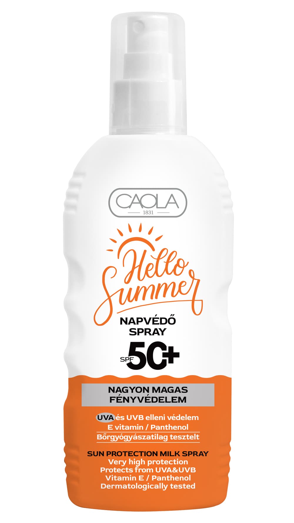Caola hello summer opaľovací sprej spf50+ 200 ml
