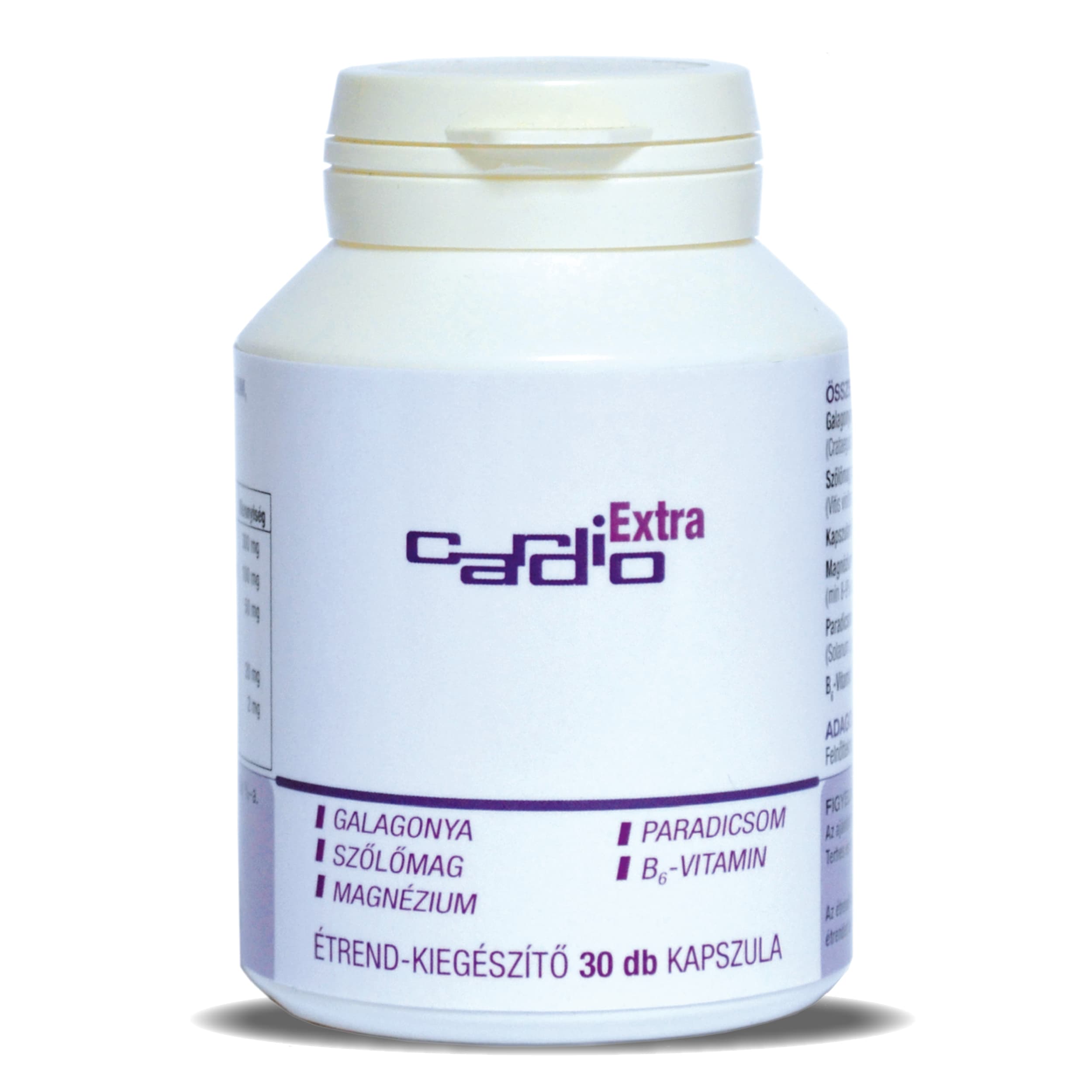 Cardio extra hloh, hroznové semená, magnesium, paradajka, B6-vitamin doplnok stravy kapsule 30 ks