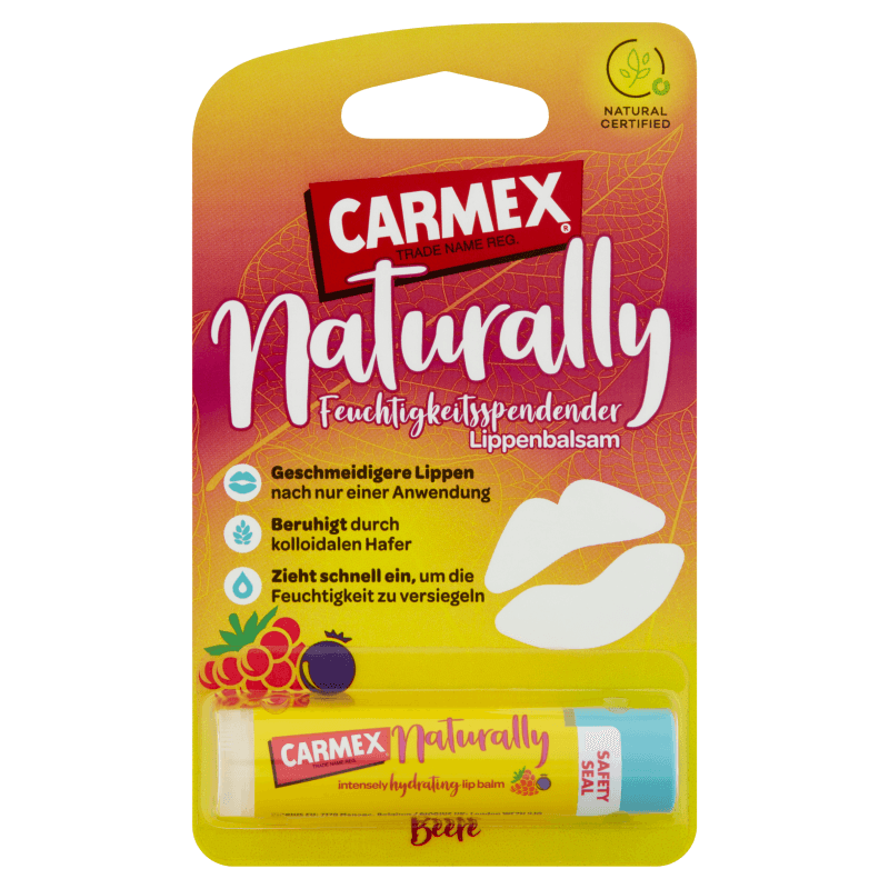 Carmex Naturally Balzam na pery Berry Potešenie 4,25 ml - 92761
