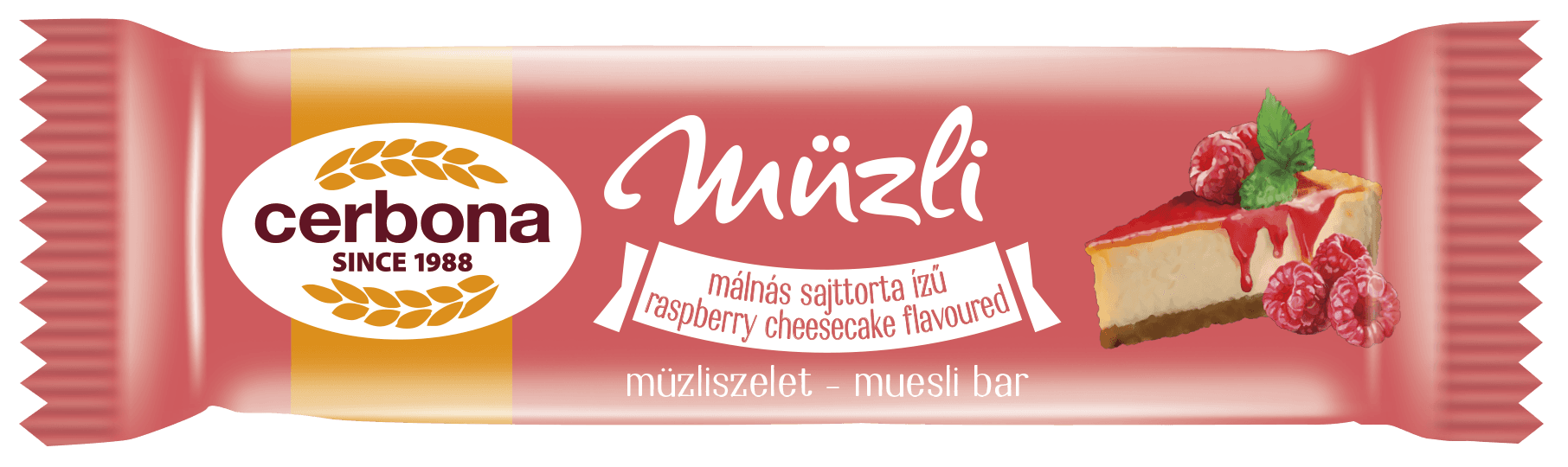 Cerbona tyčinka s príchuťou malinového cheesecaku 20 g