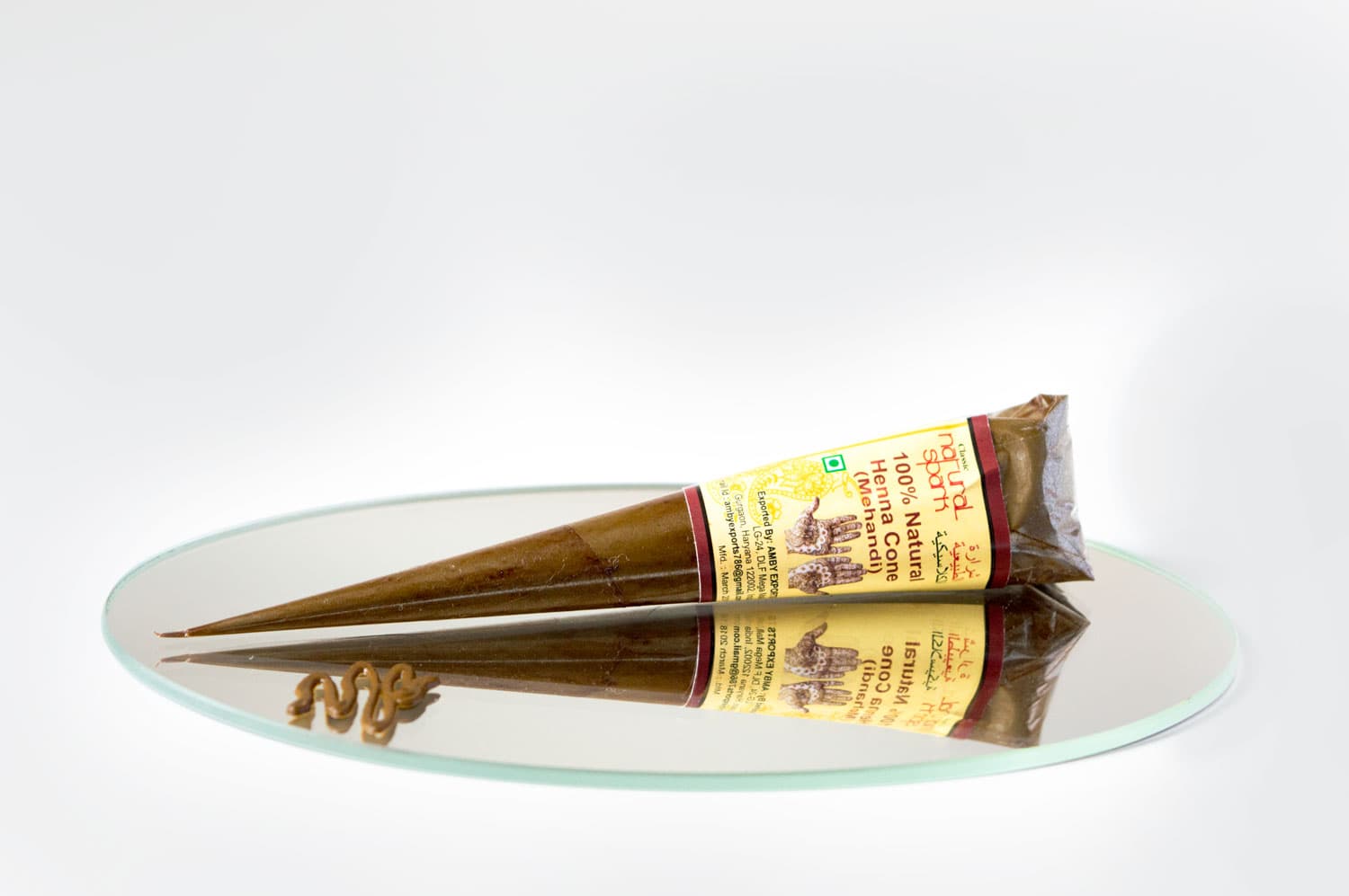 Classic Henna telový farbiaci kužeľ-prírodný 25 g