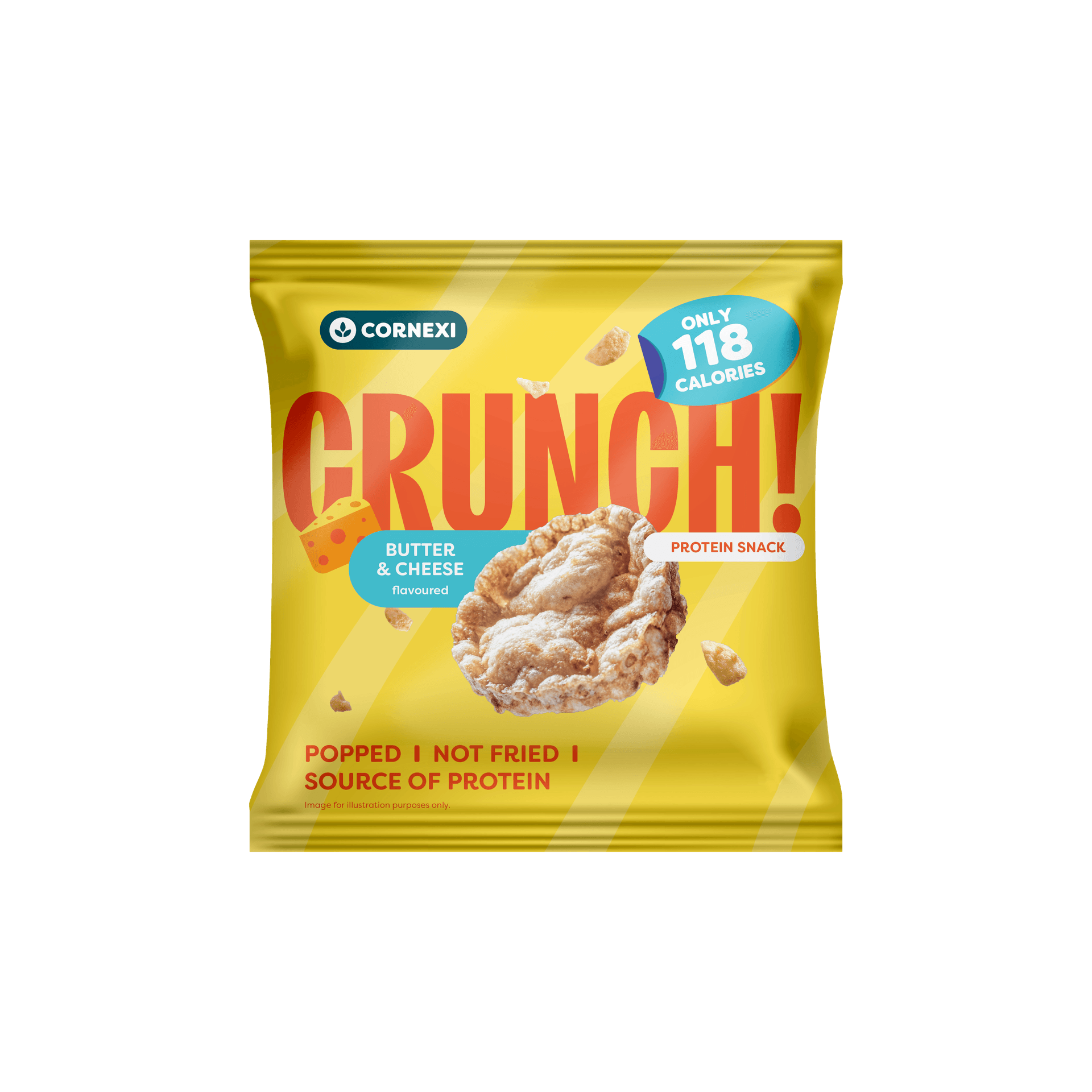 Cornexi crunch! proteínový snack s maslom a syrom 30 g