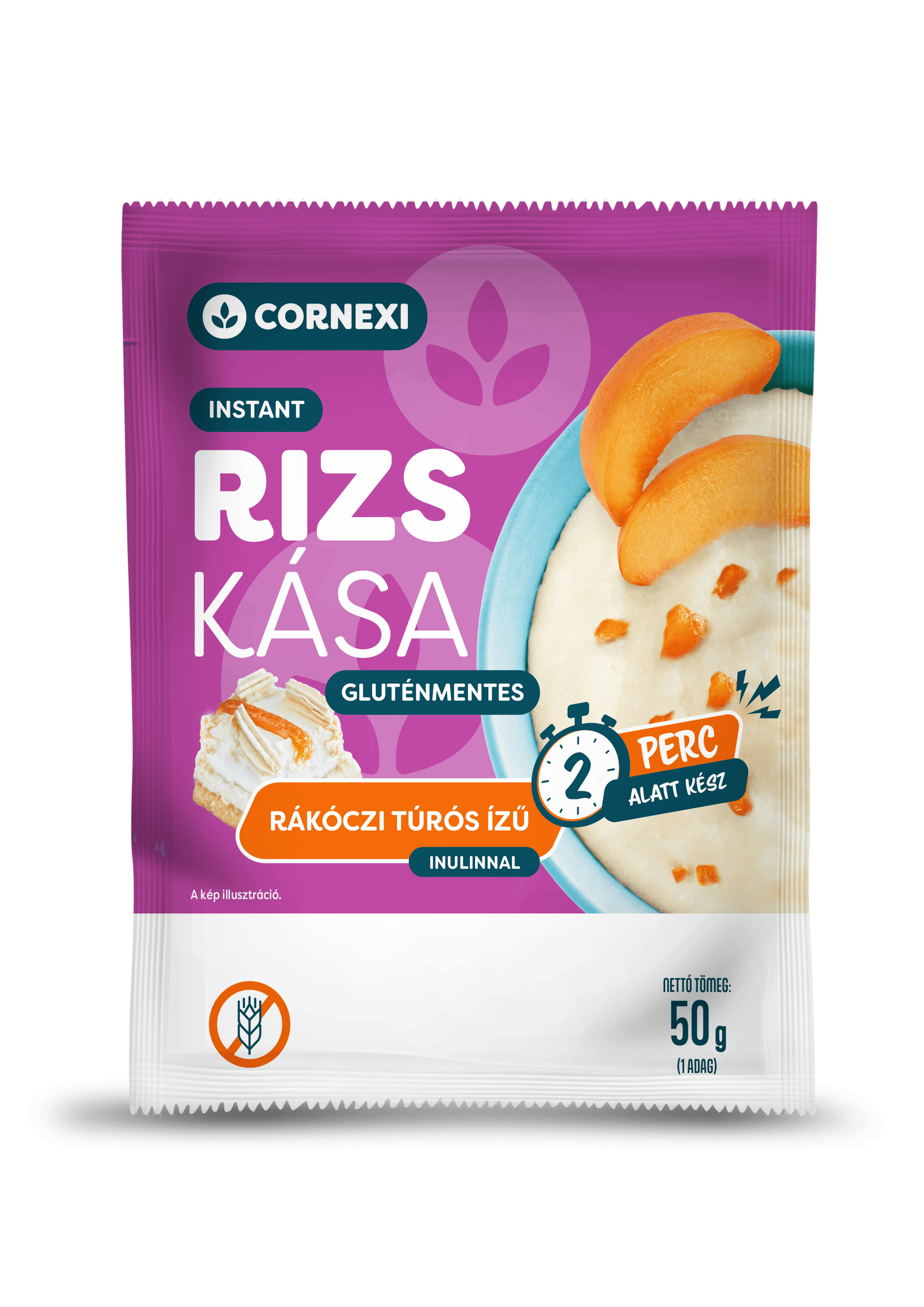 Cornexi bezlepková ryžová kaša Rákóczi tvarohová 50 g