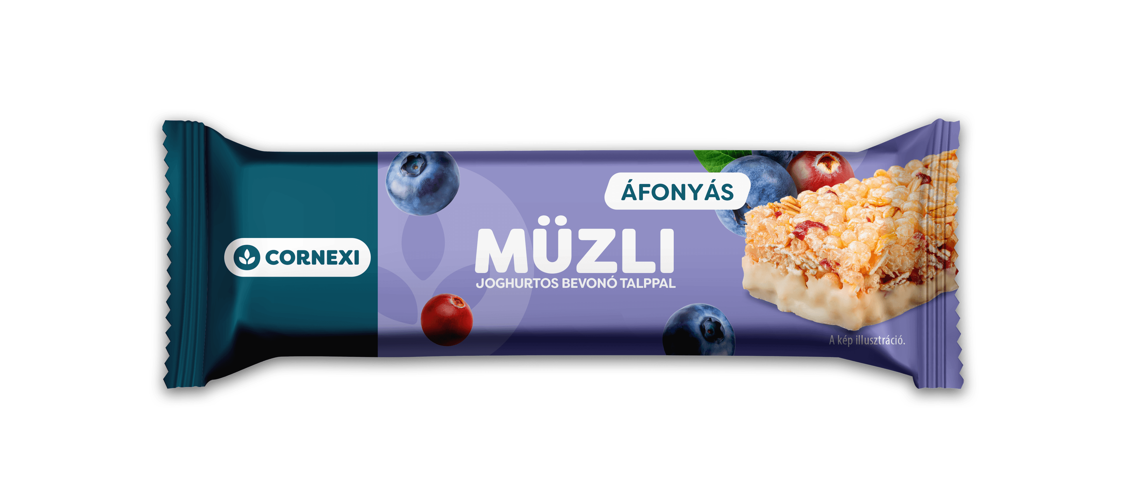 Cornexi müsli tyčinka s brusnicami a jogurtovou polevou 25 g