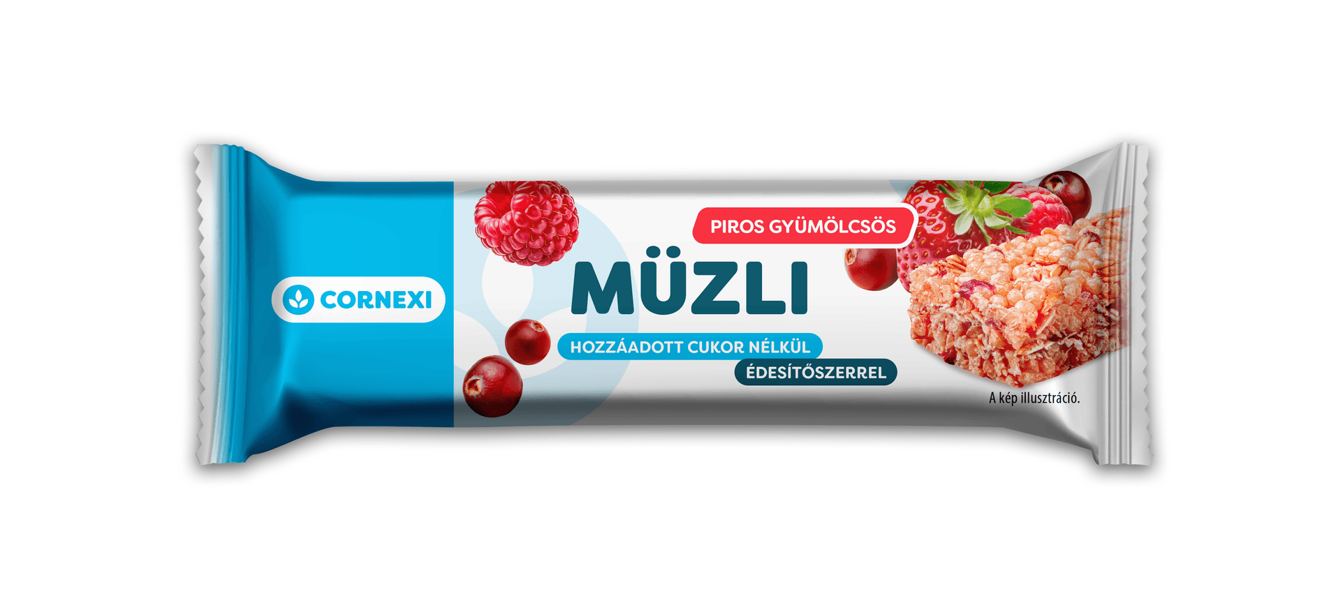 Cornexi nexi muesli tyčinka červené ovocie so sladidlom 25 g
