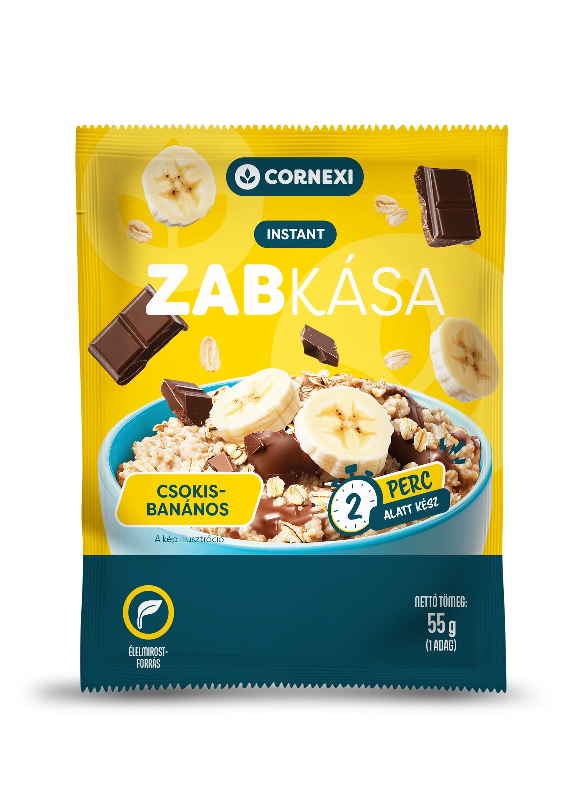 Cornexi ovsená kaša s banánom a čokoládou 55 g