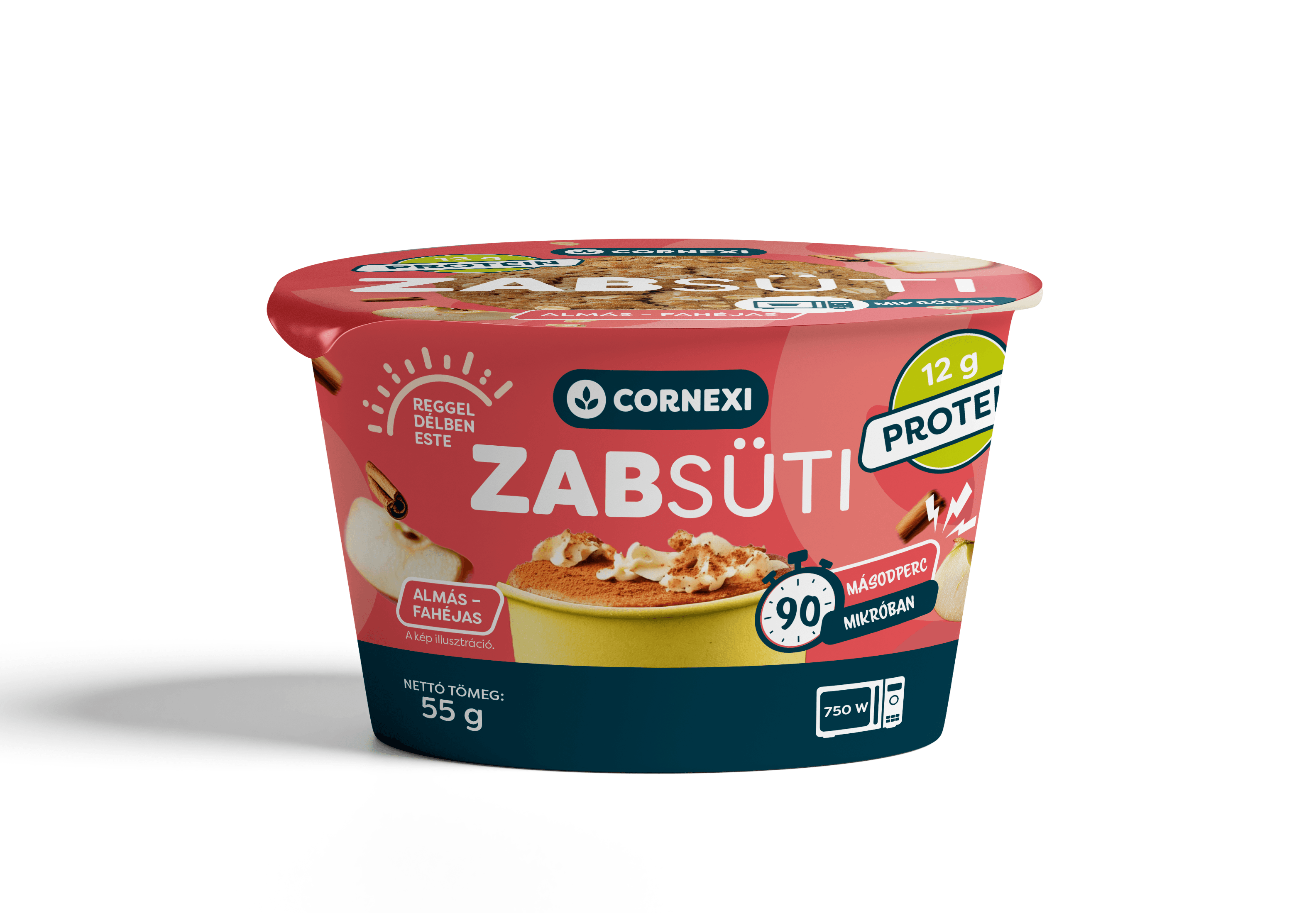 Cornexi zabsüti jablková škorica príchuť základný prášok s bielkovinami 55 g