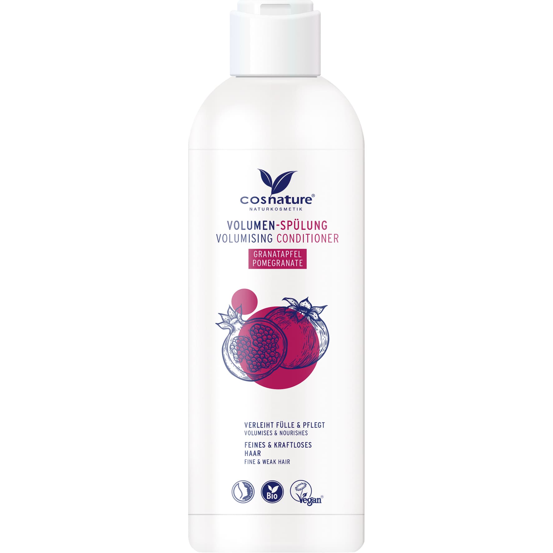 Cosnature kondicionér dodávajúci objem s granátovým jablkom 250 ml