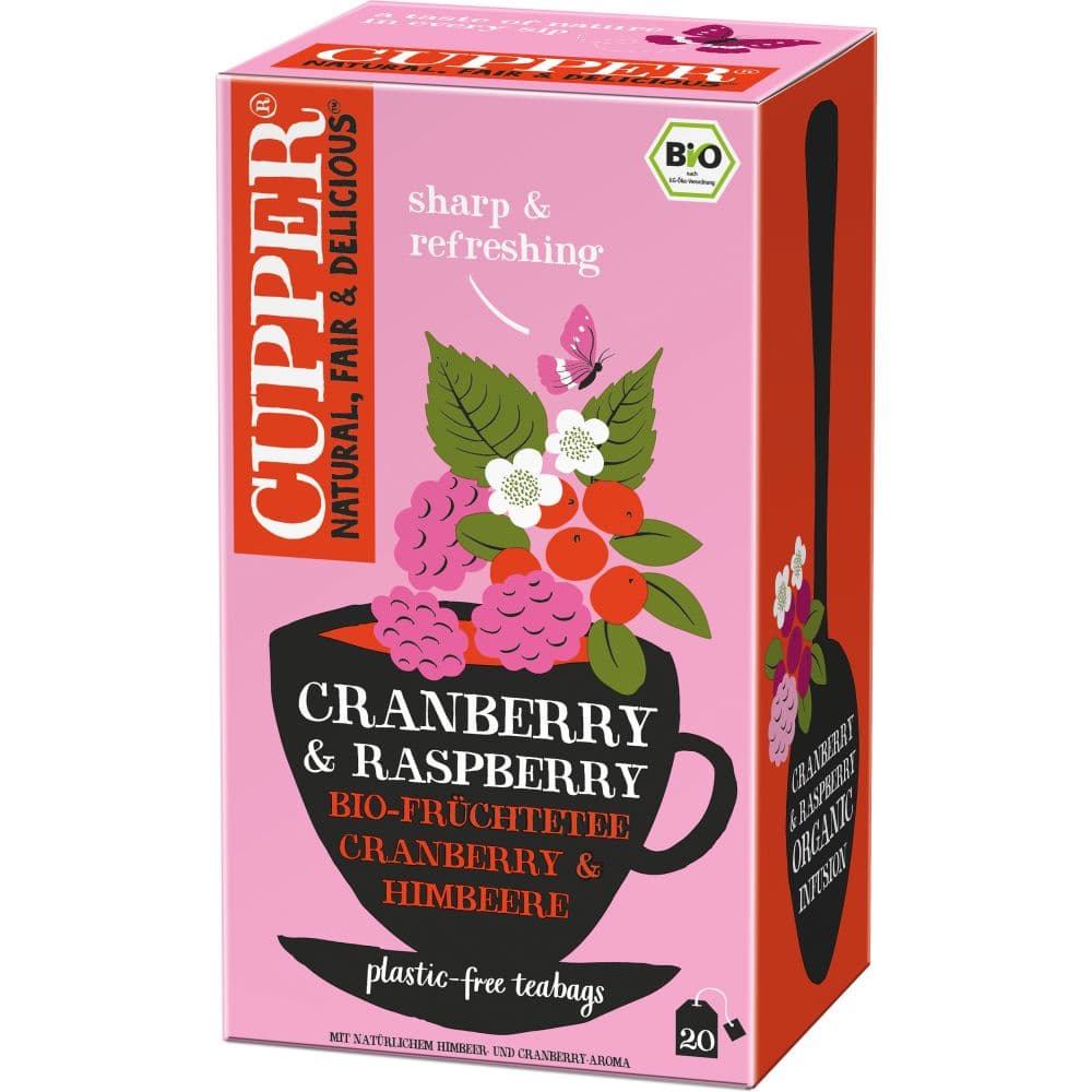 Cupper BIO Ovocný čaj s brusnicami a malinami 50 g - 58252