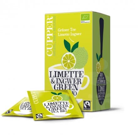 Cupper Zelený čaj s limetkou a zázvorom 35 g - 58251