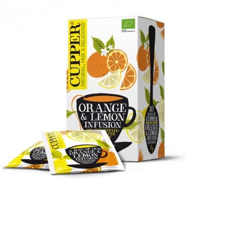 Cupper Bio Ovocný Čaj s Pomarančom a Citrónom 50 g - 58258