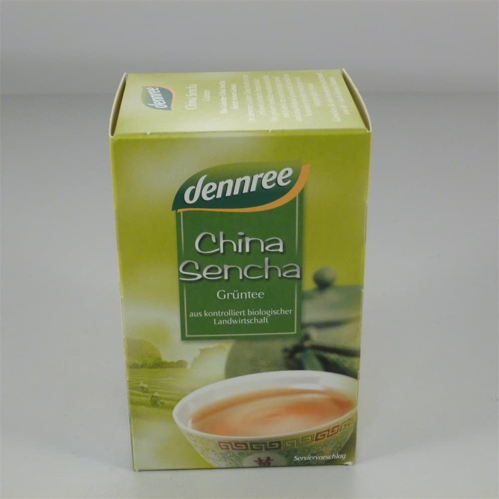 Dennree bio čaj china sencha zelený 20x1.5g 30 g
