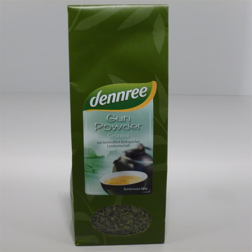 Dennree bio čaj prášok zelený 100 g