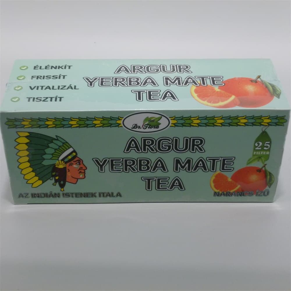 Dr.flóra argur yerba mate pomarančový čaj 25x1.7g 43 g