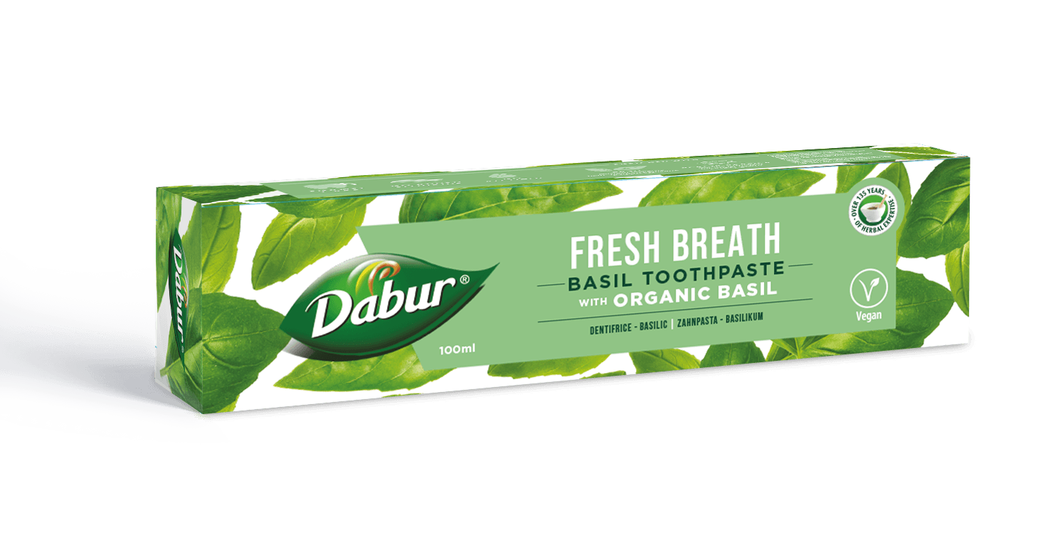 Dabur bylinková zubná pasta s bazalkou s organickými zložkami 100 ml
