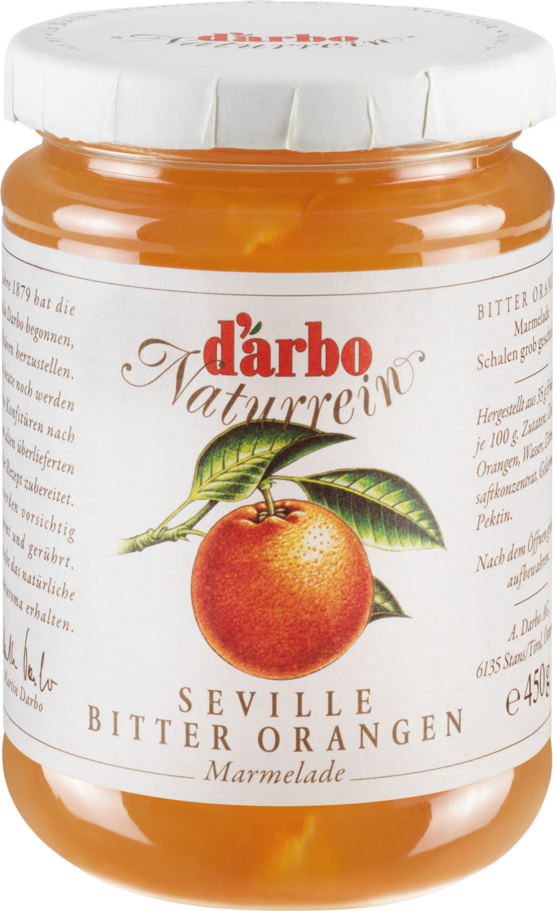 Darbo sevillská pomarančová marmeláda 450 g