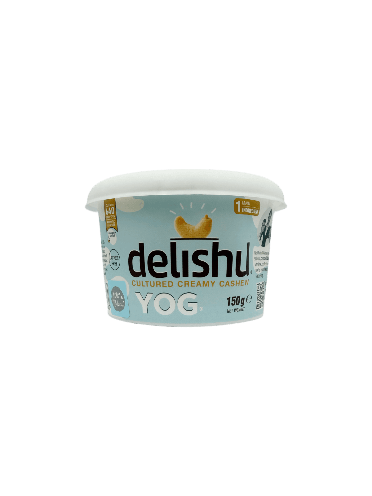 Delishu vegán, jogurtový produkt z kešu 150 g