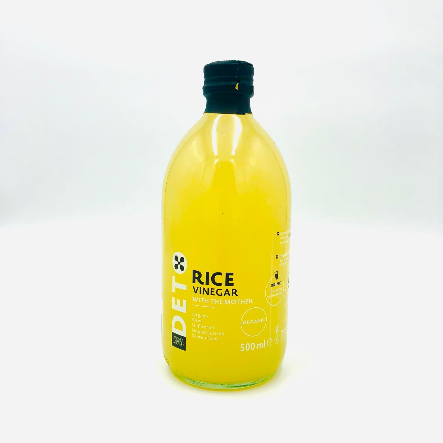 Deto bio ryžový octový sirup s octovou matkou 5% 500 ml