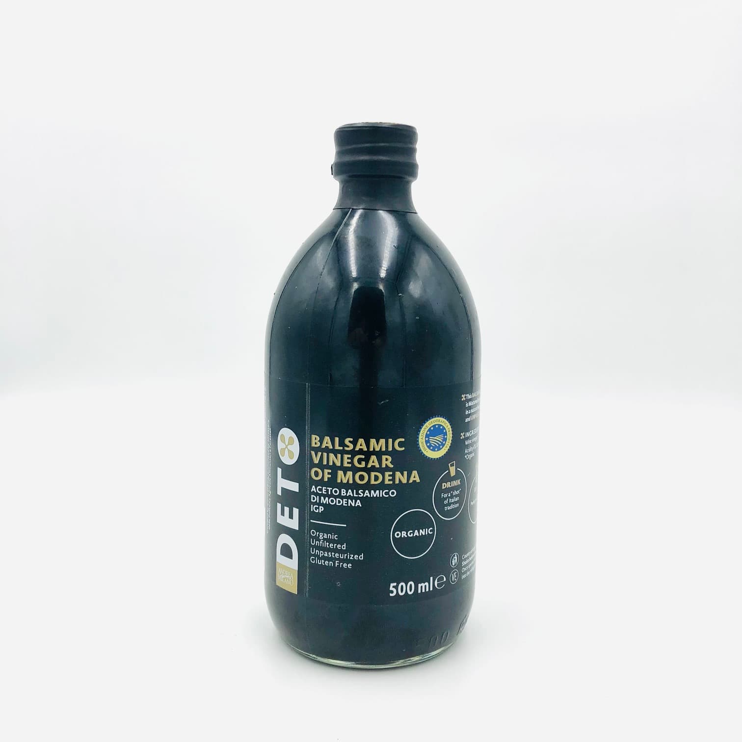 Deto Bio Nefiltrovaný Modenský Balzamikový Ocot s Materským Octom 500 ml