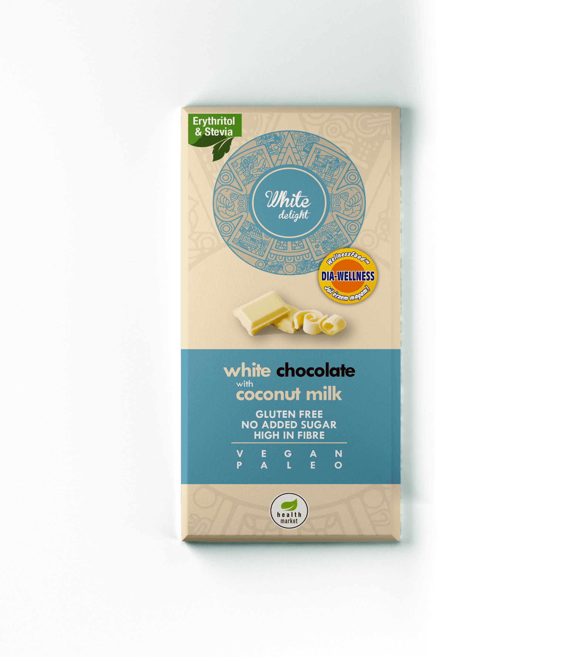 Dia-Wellness Health Market White Delight Biela čokoláda so sladidlami 80g