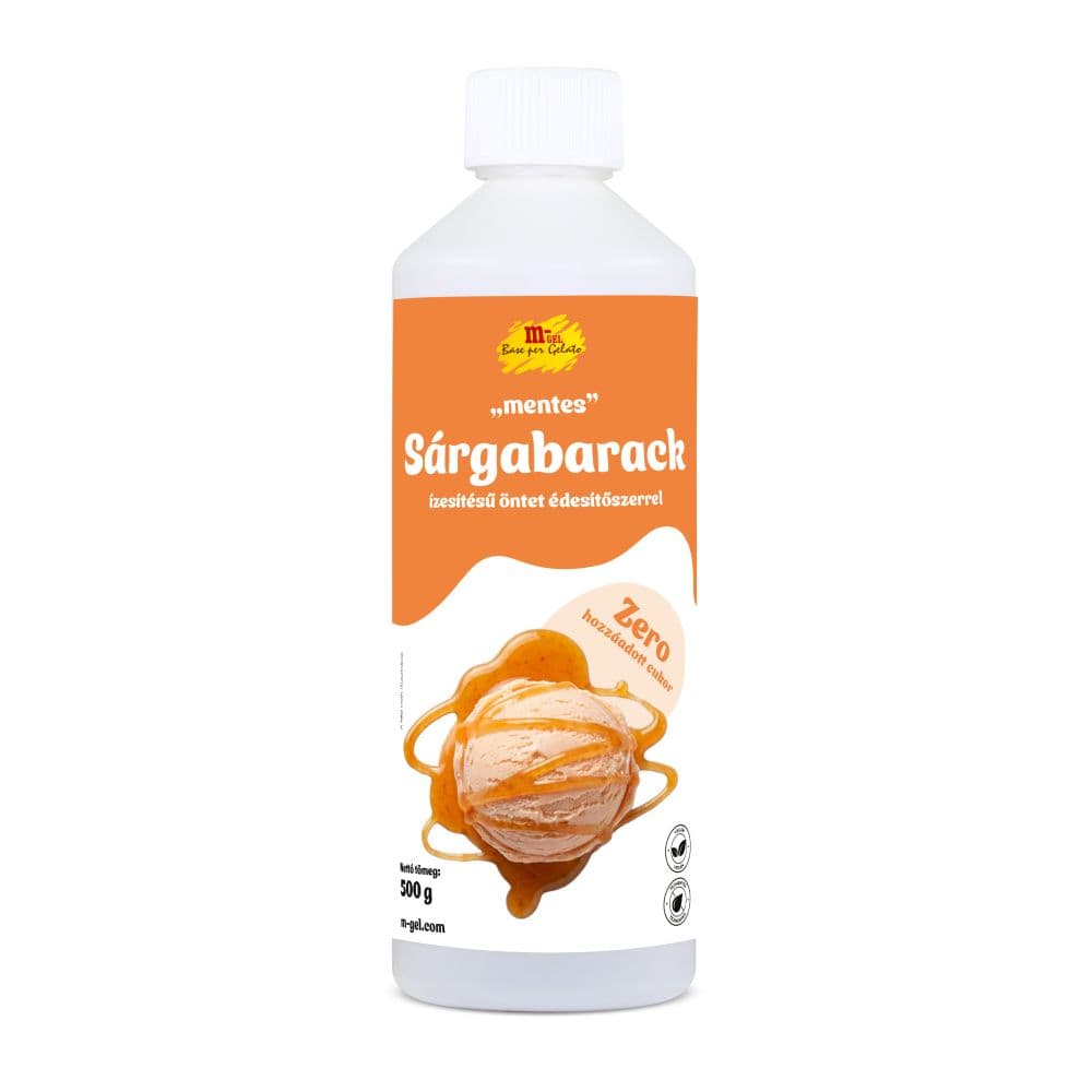 Dia-Wellness zéró marhuľová omáčka na zmrzlinu/dessert 500 g