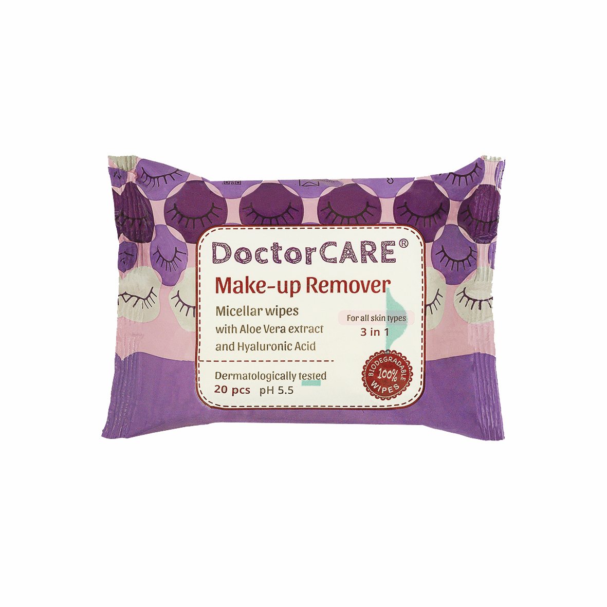 Doctor Care micelárne odličovacie utierky 20 ks - 89950
