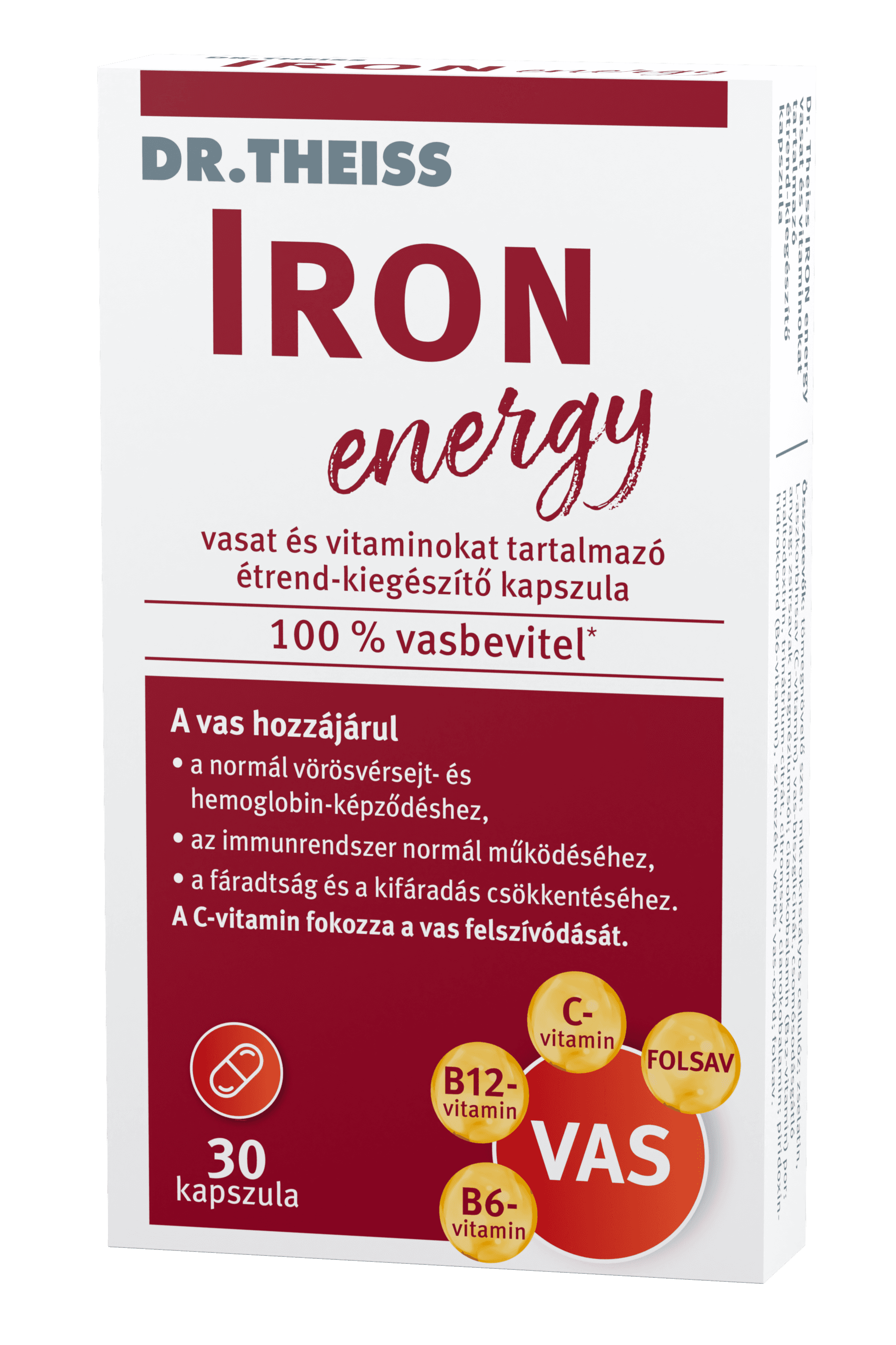 Dr. Theiss Železná energia - vitamínové kapsuly 1.41 g