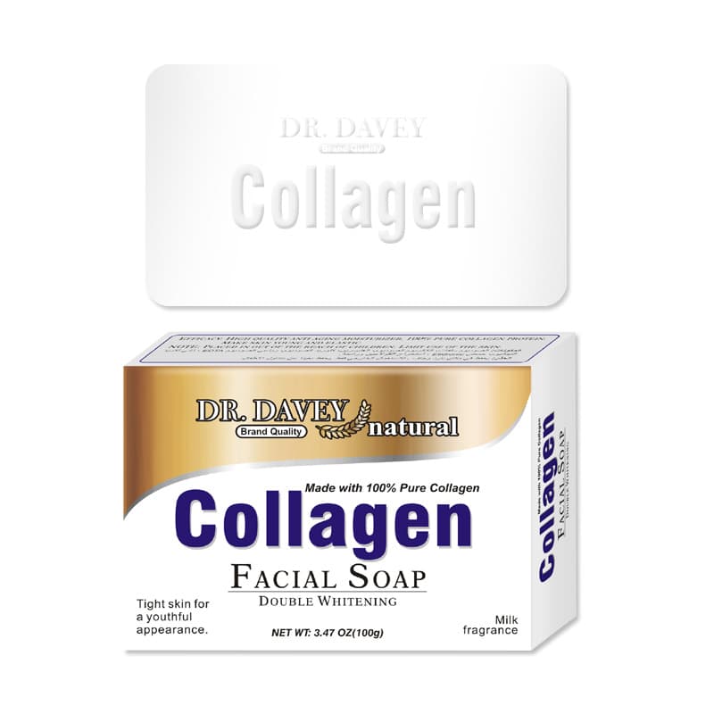 Dr. Davey natural kolagénový hydratačný čistiaci mydlo 100% čistého kolagénu 100 g